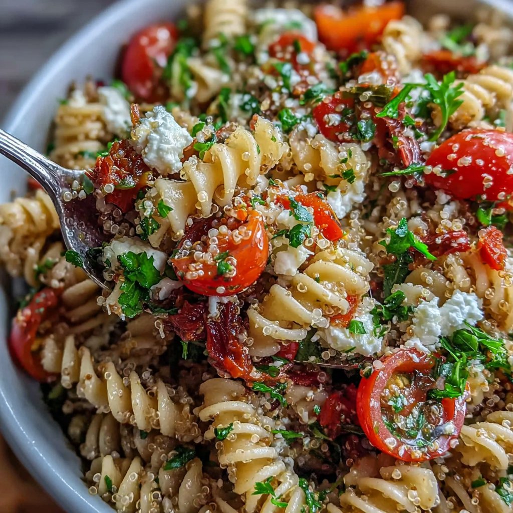 Savory Quinoa Pasta Salad