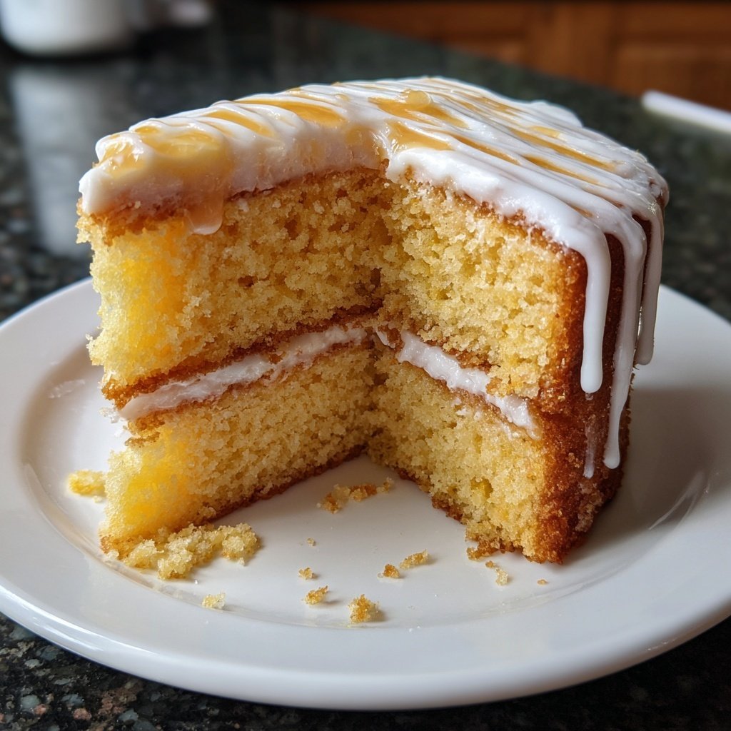 Dessert Vanilla Sponge Cake