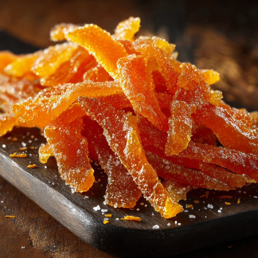 Holiday Candied Orange Peel