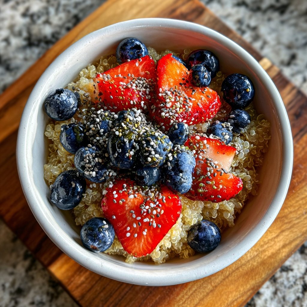 Morning Berry Quinoa Bowl